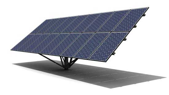 Солнечная панель преобразовывает энергий в электричество